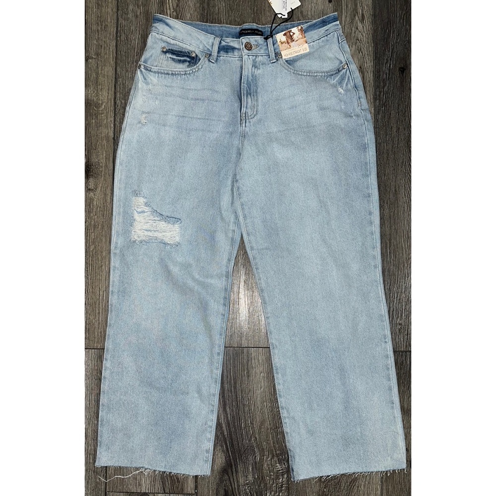 High Rise Straight Leg Jeans